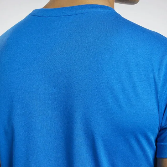 TShirts and Graphic Tees Mens Reebok Graphic Series Linear Logo Tee Blue Sport