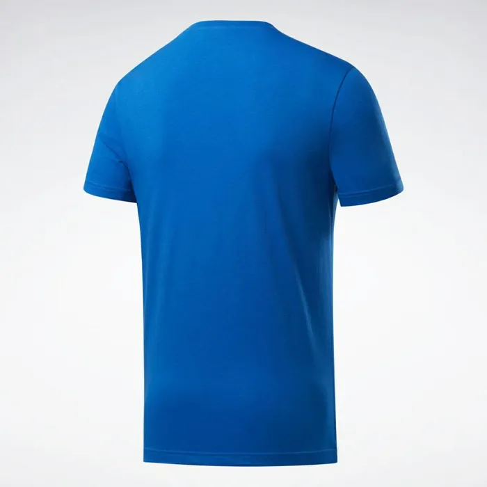 TShirts and Graphic Tees Mens Reebok Graphic Series Linear Logo Tee Blue Sport