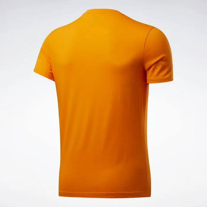 TShirts and Graphic Tees Mens Reebok Graphic Series Stacked Tee High Vis Orange