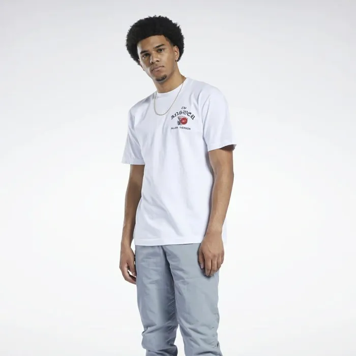 TShirts and Graphic Tees Mens Reebok Iverson Elements Of AI Short Sleeve Crewneck TShirt Multi TShirts and Graphic Tees Mens Reebok Iverson Elements Of AI Short Sleeve Crewneck TShirt Multi