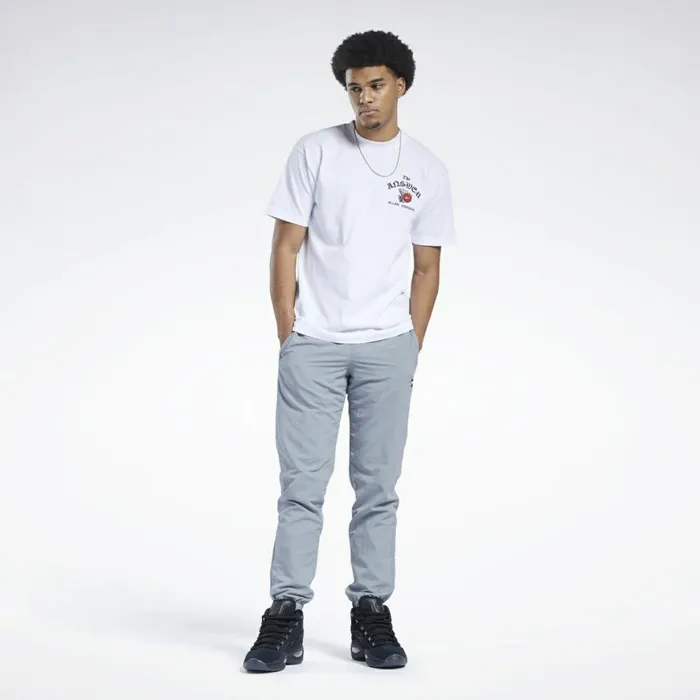 TShirts and Graphic Tees Mens Reebok Iverson Elements Of AI Short Sleeve Crewneck TShirt Multi
