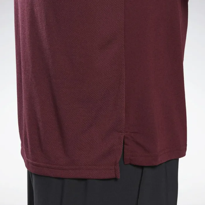 TShirts and Graphic Tees Mens Reebok LES MILLS BODYCOMBAT Supremium Tee Maroon