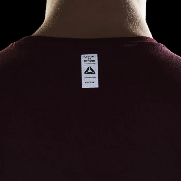 TShirts and Graphic Tees Mens Reebok LES MILLS BODYCOMBAT Supremium Tee Maroon