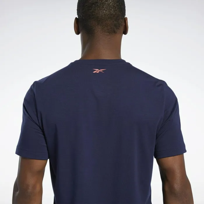 TShirts and Graphic Tees Mens Reebok Les Mills Cotton TShirt Vector Navy