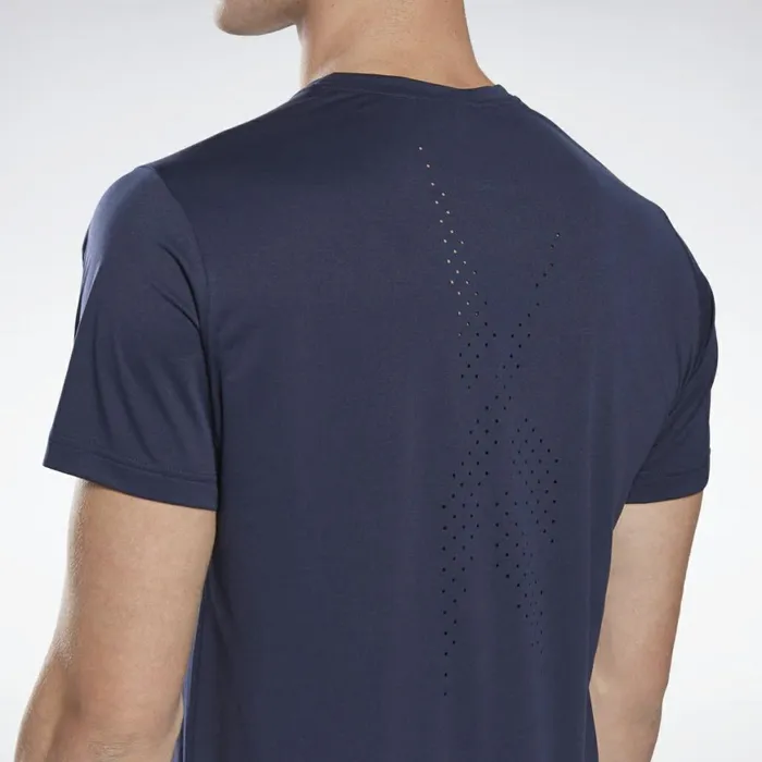 TShirts and Graphic Tees Mens Reebok LES MILLS Perforated Tee Vector Navy