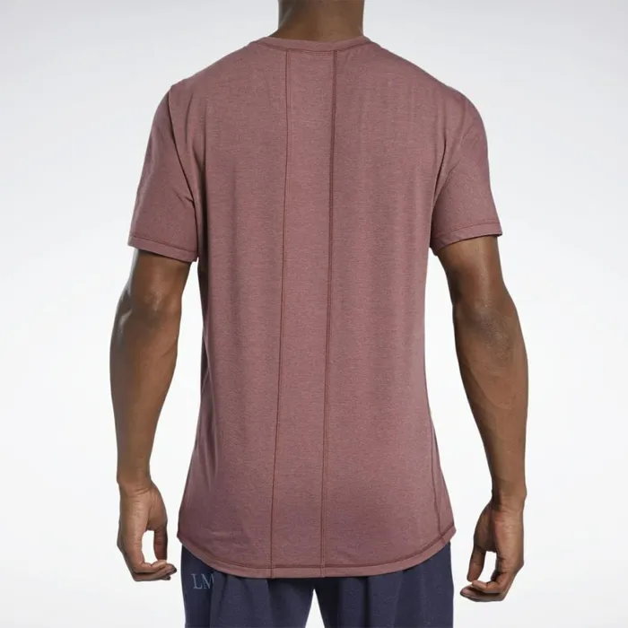 TShirts and Graphic Tees Mens Reebok Les Mills Pocket TShirt Rich Red Melr