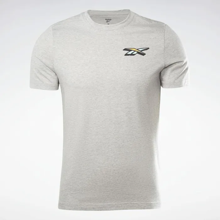 TShirts and Graphic Tees Mens Reebok Seasonal Graphic TShirt Medium Grey Heather