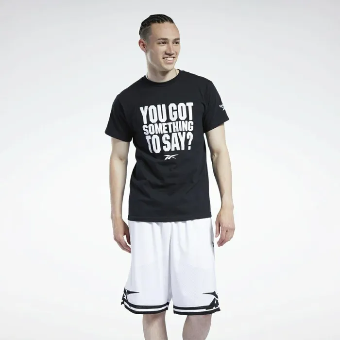 TShirts and Graphic Tees Mens Reebok Something To Say Bold Tee Multi