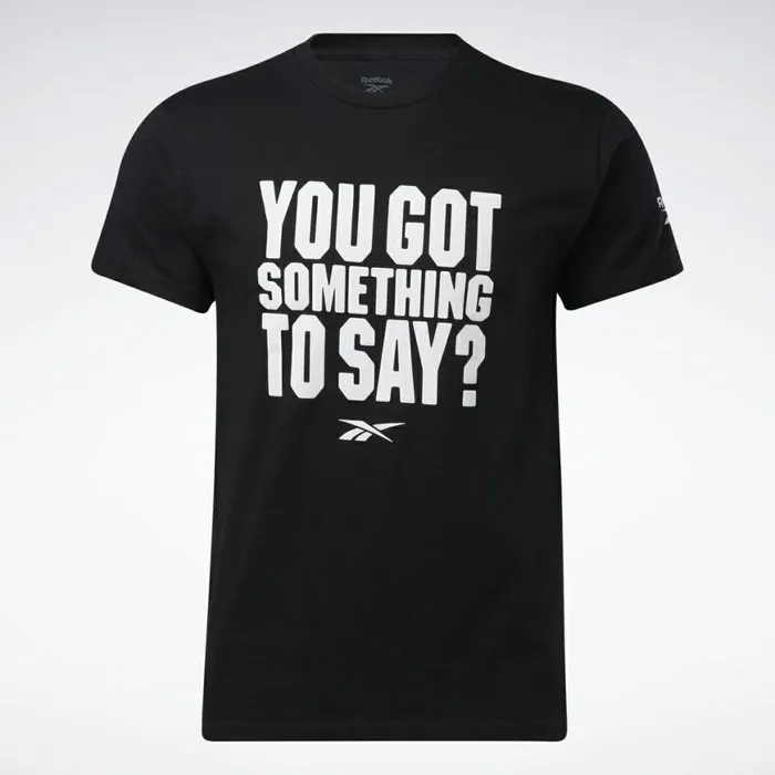 TShirts and Graphic Tees Mens Reebok Something To Say Bold Tee Multi
