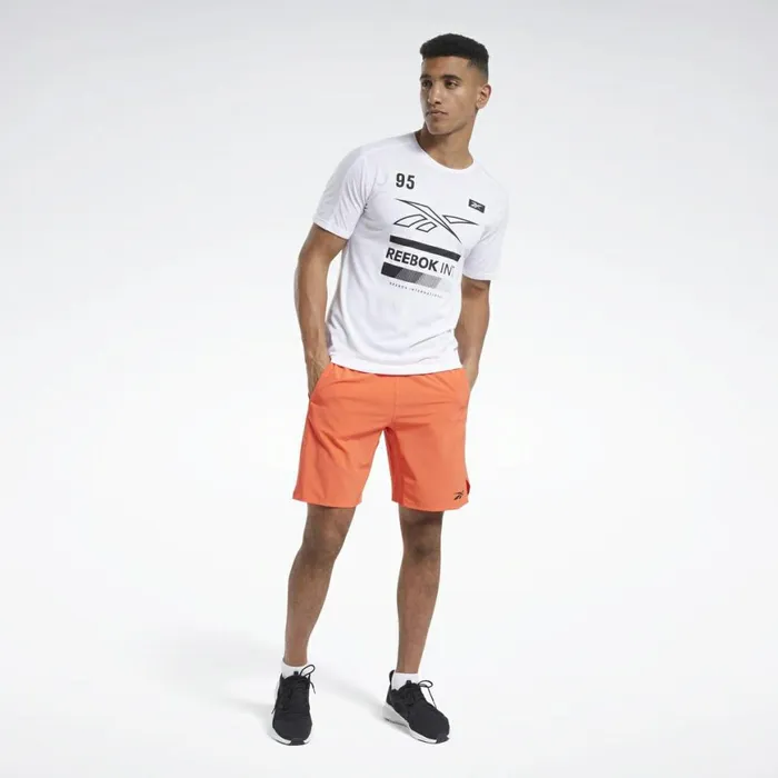 TShirts and Graphic Tees Mens Reebok Speedwick Graphic Move Tee White