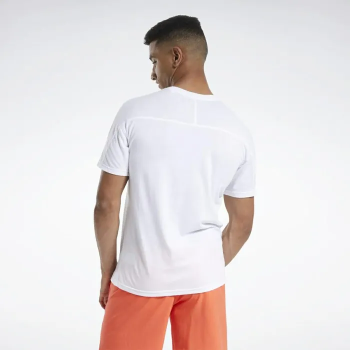 TShirts and Graphic Tees Mens Reebok Speedwick Graphic Move Tee White
