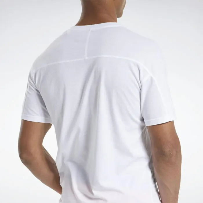TShirts and Graphic Tees Mens Reebok Speedwick Graphic Move Tee White