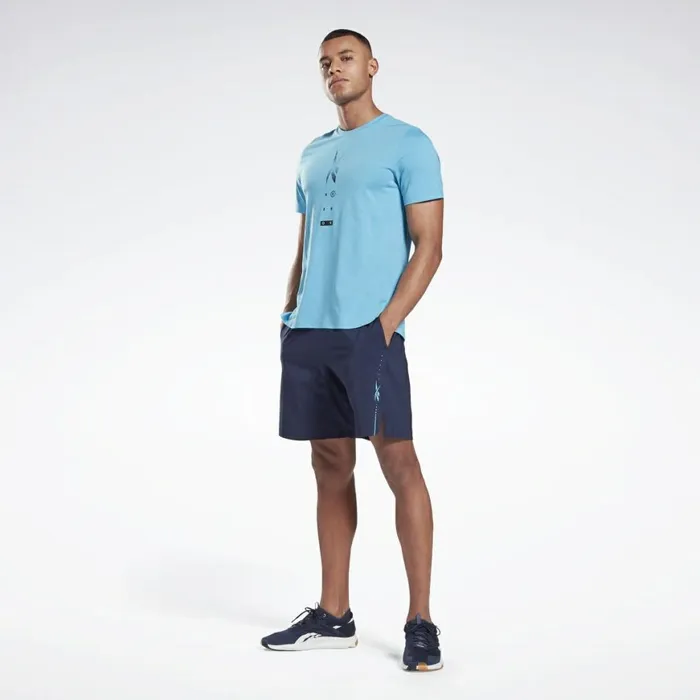 TShirts and Graphic Tees Mens Reebok Speedwick Move TShirt Aqua
