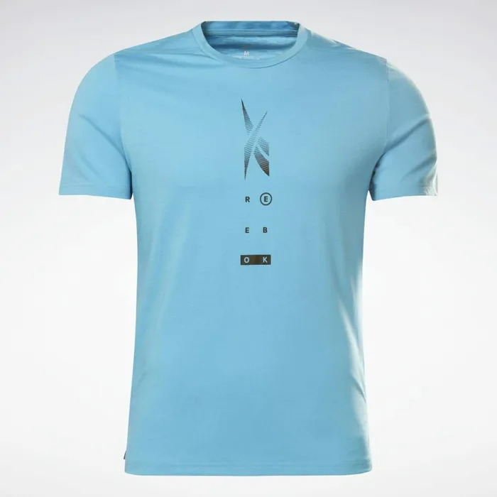 TShirts and Graphic Tees Mens Reebok Speedwick Move TShirt Aqua