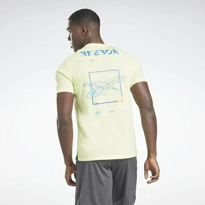 TShirts and Graphic Tees Mens Reebok Speedwick Move TShirt Energy Glow