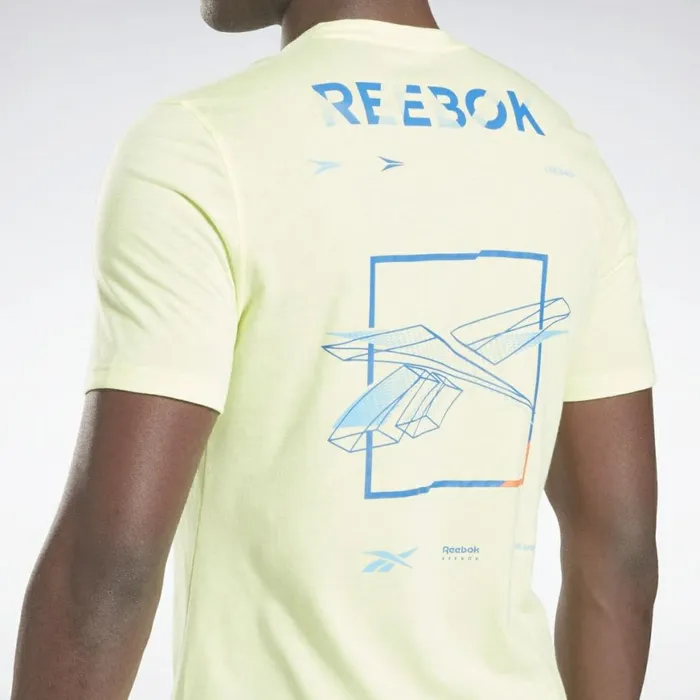 TShirts and Graphic Tees Mens Reebok Speedwick Move TShirt Energy Glow