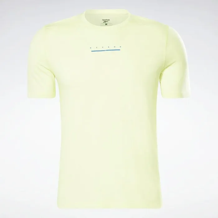 TShirts and Graphic Tees Mens Reebok Speedwick Move TShirt Energy Glow