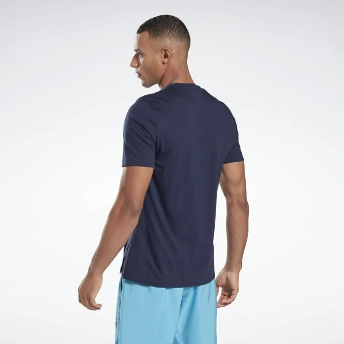 TShirts and Graphic Tees Mens Reebok Speedwick Move TShirt Vector Navy