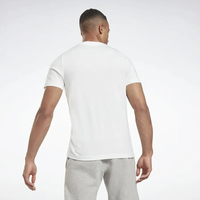 TShirts and Graphic Tees Mens Reebok Training Novelty Graphic TShirt White