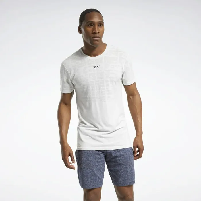 TShirts and Graphic Tees Mens Reebok United By Fitness MyoKnit Tee Grey