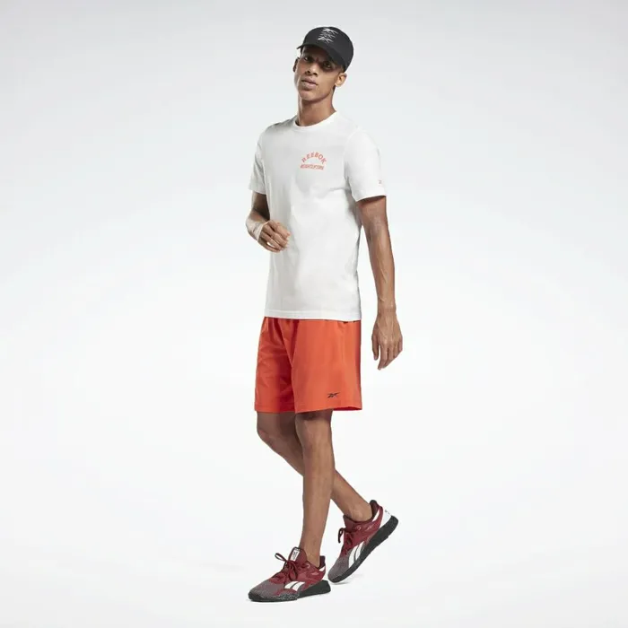 TShirts and Graphic Tees Mens Reebok Weightlifting TShirt White
