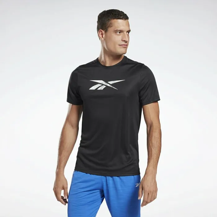 TShirts and Graphic Tees Mens Reebok Workout Ready Graphic TShirt Black