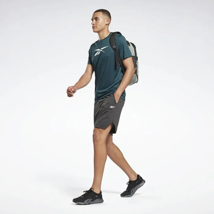 TShirts and Graphic Tees Mens Reebok Workout Ready Graphic TShirt Forest Green