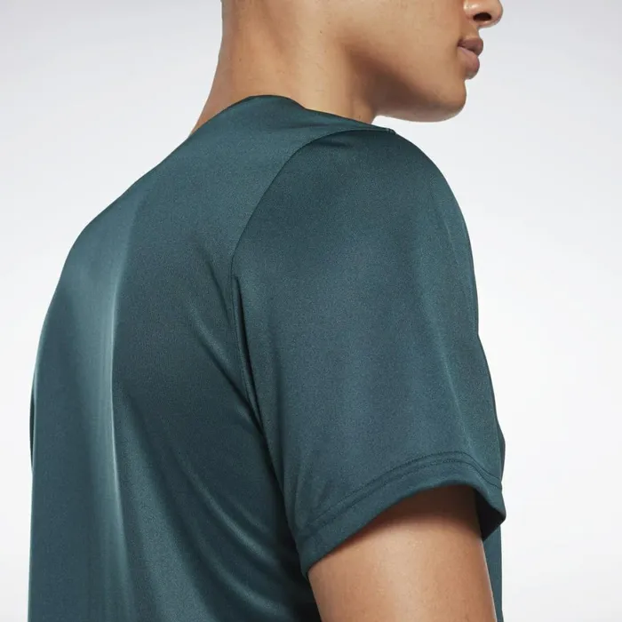 TShirts and Graphic Tees Mens Reebok Workout Ready Graphic TShirt Forest Green