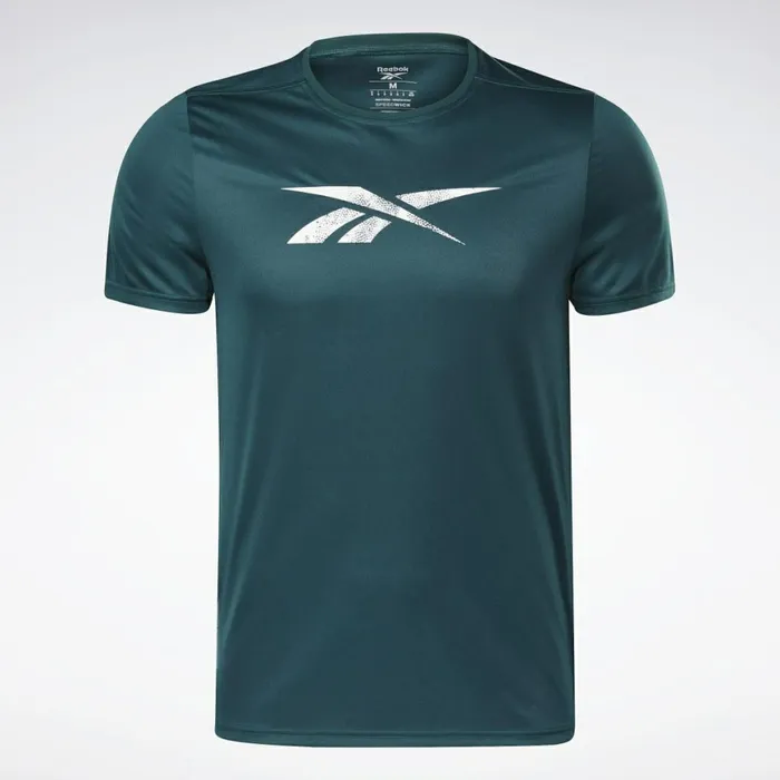 TShirts and Graphic Tees Mens Reebok Workout Ready Graphic TShirt Forest Green