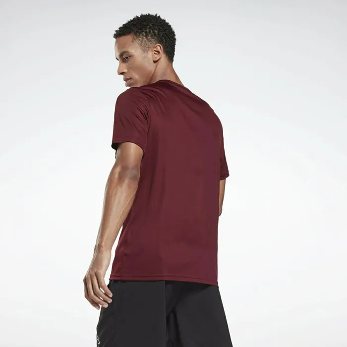 TShirts and Graphic Tees Mens Reebok Workout Ready Graphic TShirt Maroon