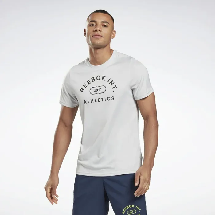 TShirts and Graphic Tees Mens Reebok Workout Ready Graphic TShirt Pure Grey 2 TShirts and Graphic Tees Mens Reebok Workout Ready Graphic TShirt Pure Grey 2