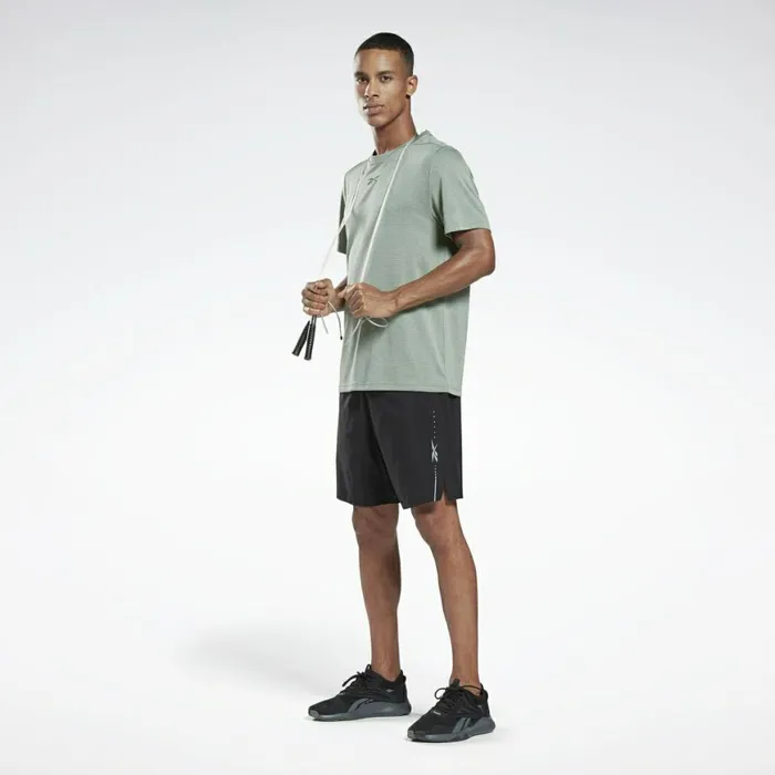 TShirts and Graphic Tees Mens Reebok Workout Ready Mlange TShirt Harmony Green