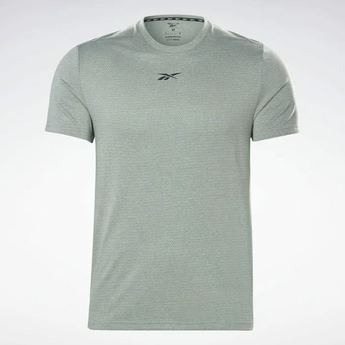 TShirts and Graphic Tees Mens Reebok Workout Ready Mlange TShirt Harmony Green