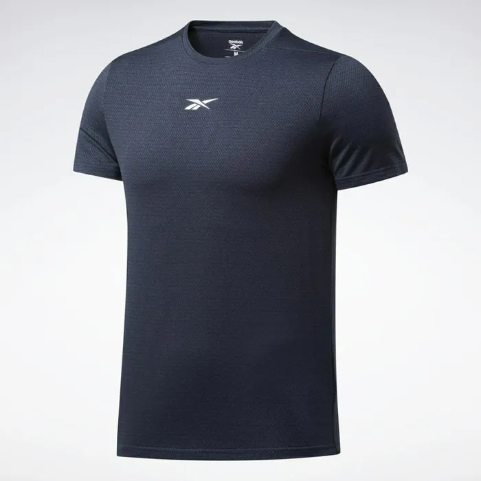 TShirts and Graphic Tees Mens Reebok Workout Ready Mlange Tee Vector Navy