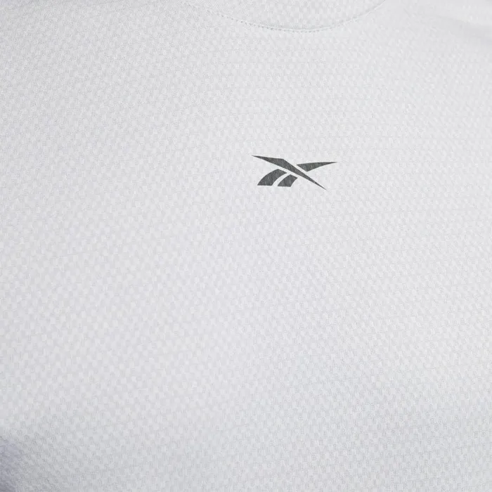 TShirts and Graphic Tees Mens Reebok Workout Ready Melange Tee Sterling Grey