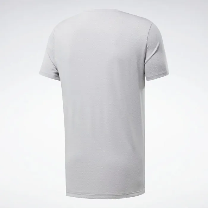 TShirts and Graphic Tees Mens Reebok Workout Ready Melange Tee Sterling Grey
