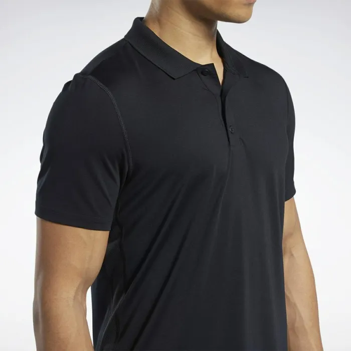 TShirts and Graphic Tees Mens Reebok Workout Ready Polo Shirt Black