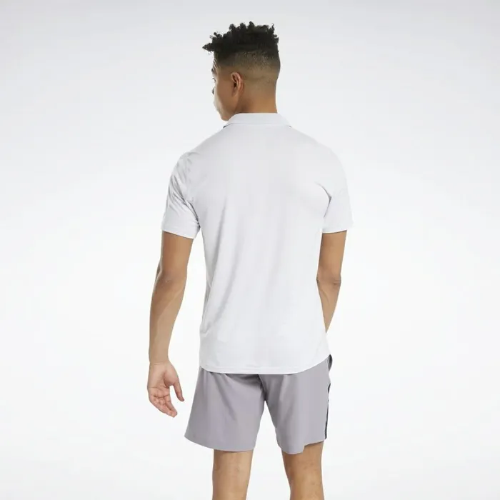 TShirts and Graphic Tees Mens Reebok Workout Ready Polo Shirt Porcelain
