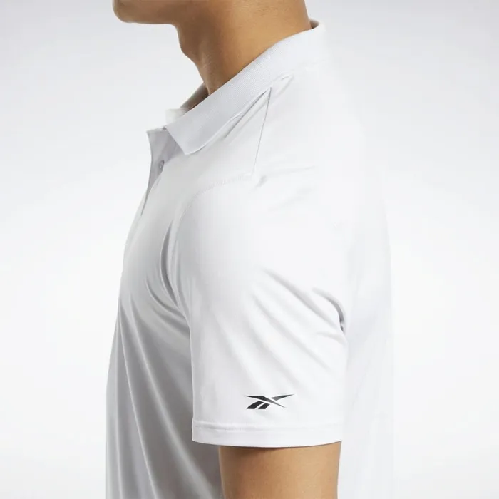 TShirts and Graphic Tees Mens Reebok Workout Ready Polo Shirt Porcelain