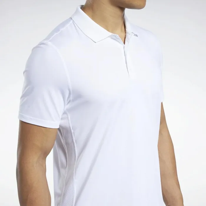 TShirts and Graphic Tees Mens Reebok Workout Ready Polo Shirt White