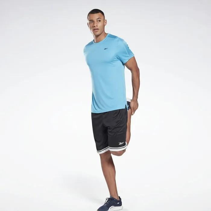 TShirts and Graphic Tees Mens Reebok Workout Ready Tech TShirt Aqua