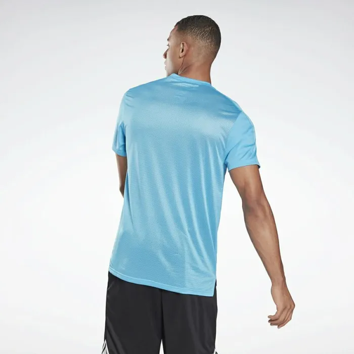 TShirts and Graphic Tees Mens Reebok Workout Ready Tech TShirt Aqua