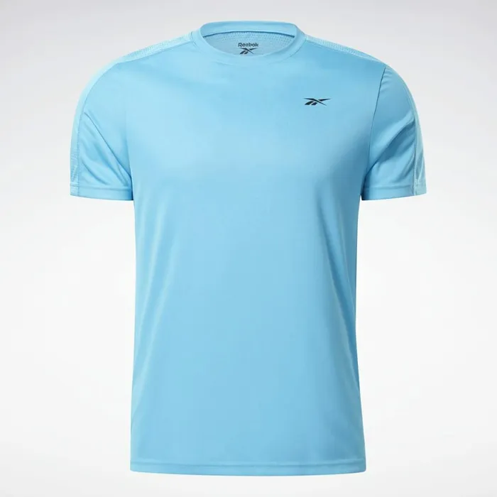 TShirts and Graphic Tees Mens Reebok Workout Ready Tech TShirt Aqua