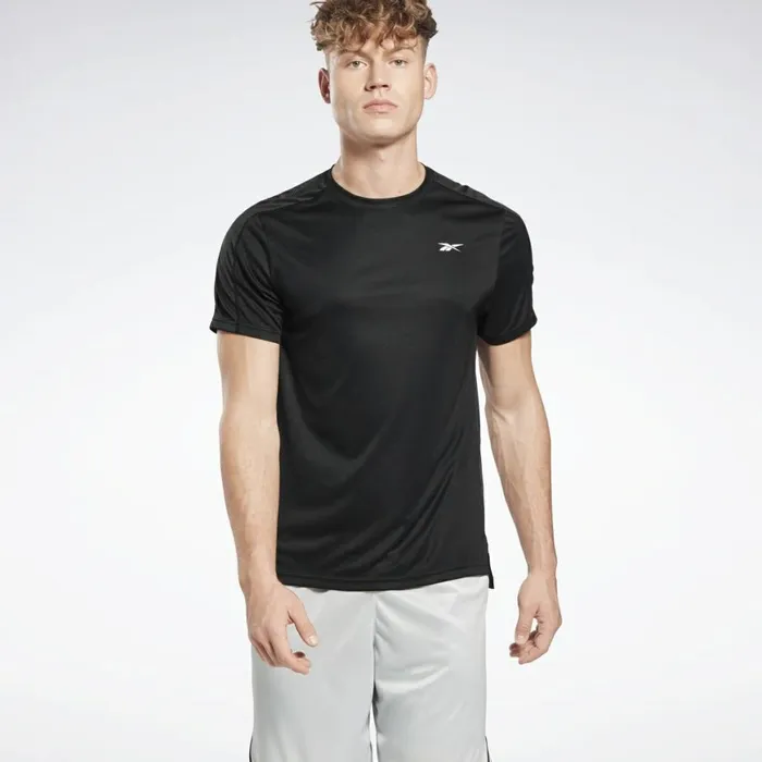 TShirts and Graphic Tees Mens Reebok Workout Ready Tech TShirt Black