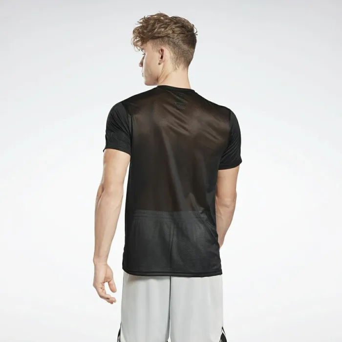TShirts and Graphic Tees Mens Reebok Workout Ready Tech TShirt Black