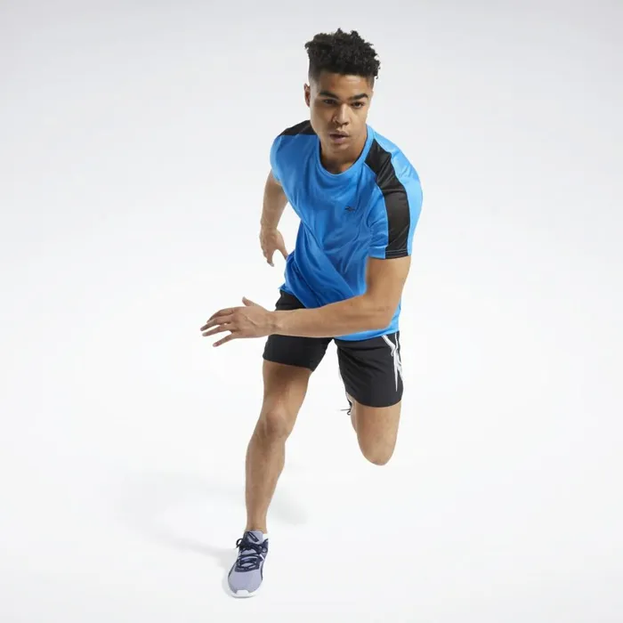 TShirts and Graphic Tees Mens Reebok Workout Ready Tech Tee Horizon Blue