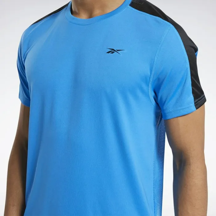 TShirts and Graphic Tees Mens Reebok Workout Ready Tech Tee Horizon Blue