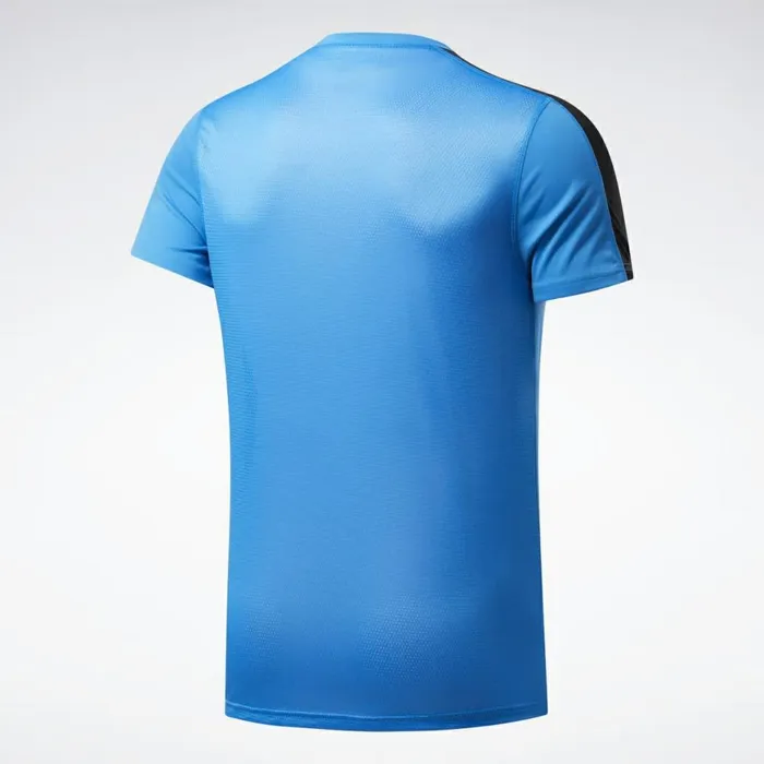 TShirts and Graphic Tees Mens Reebok Workout Ready Tech Tee Horizon Blue