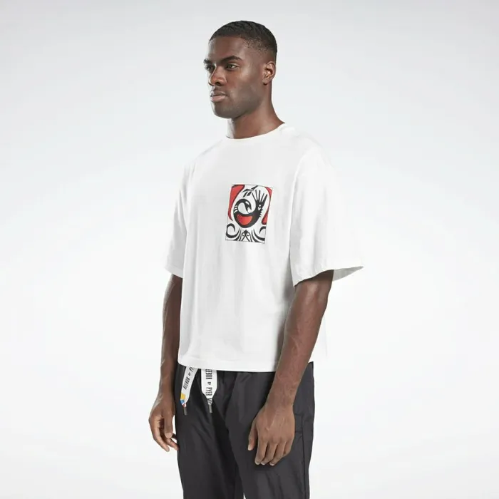 TShirts and Graphic Tees MensWomens Reebok By Pyer Moss Short Sleeve Sankofa TShirt White
