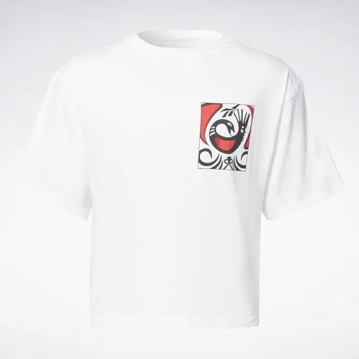 TShirts and Graphic Tees MensWomens Reebok By Pyer Moss Short Sleeve Sankofa TShirt White